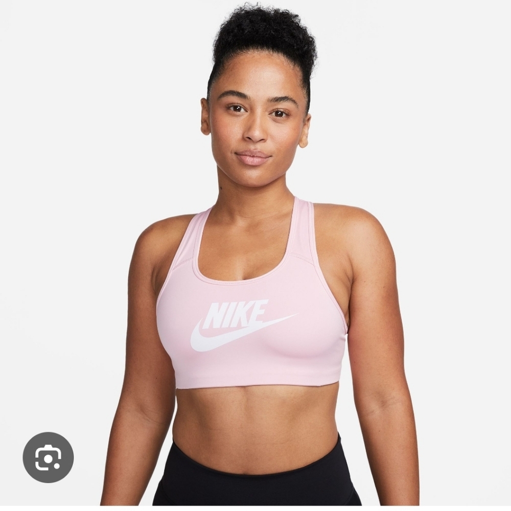 Nike Women's Light Pink Sports Bra Size Large Nwt